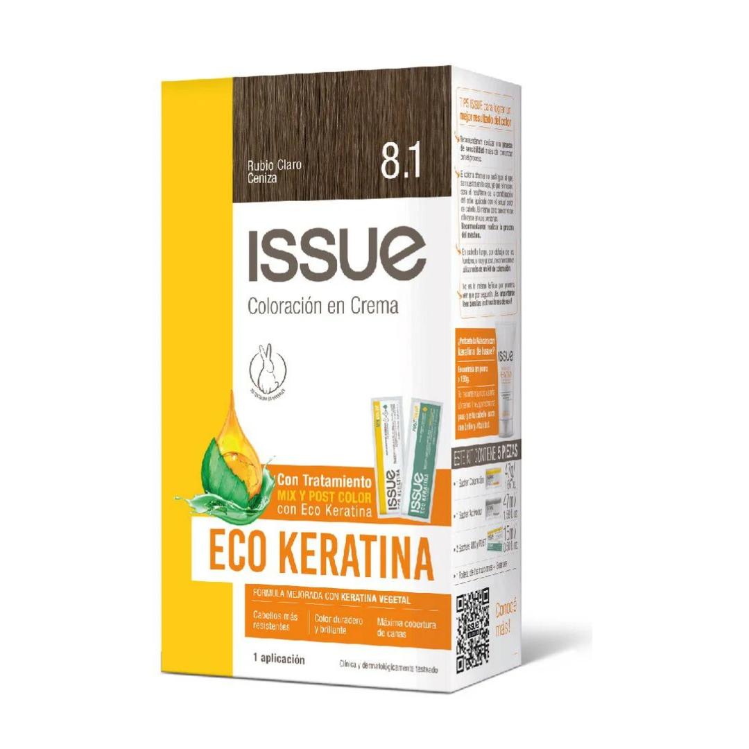Issue Tintura Eco Keratina N° 8.1