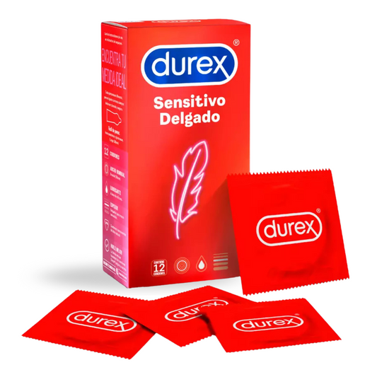 Condones DUREX Sensitivo Delgado x12 Und