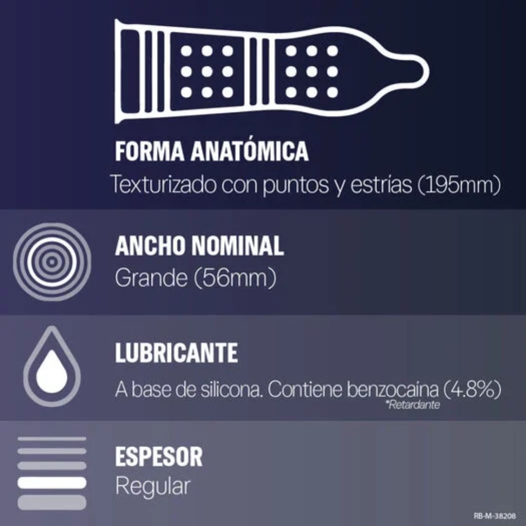 Condones DUREX Climax Mutuo x3 Und