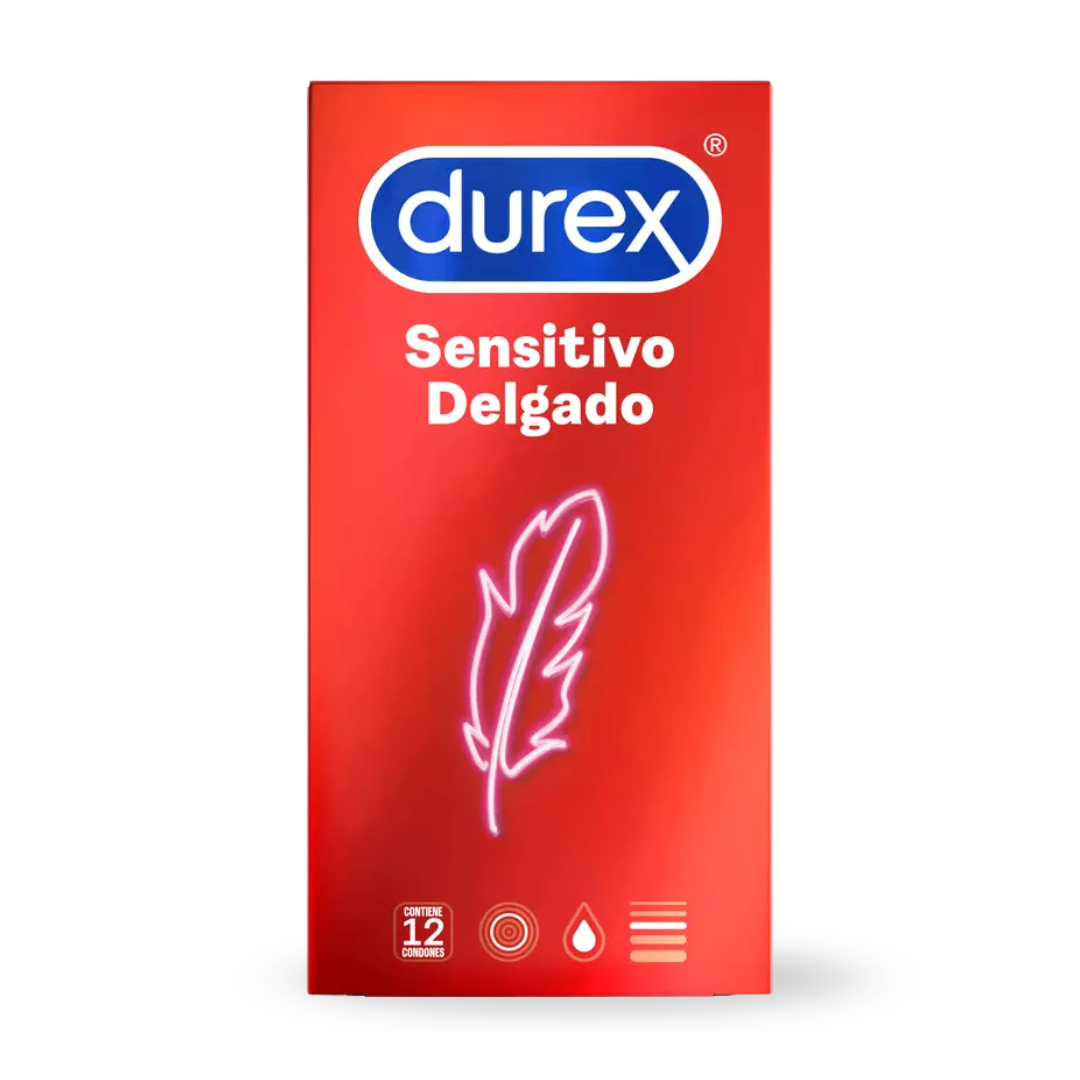Condones DUREX Sensitivo Delgado x12 Und