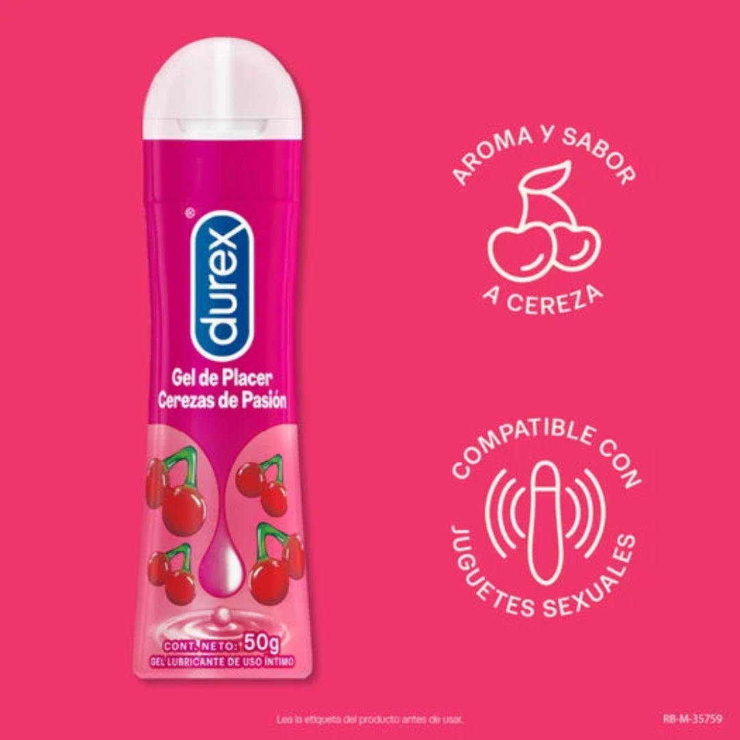 Lubricante Personal DUREX Cerezas de Pasión 50g