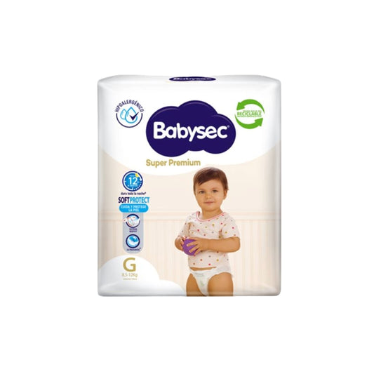 Babysec Super Premium Pañal talla G / 18 Unidades