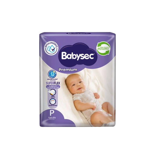 Babysec Premium Pañal talla P / 20 Unidades