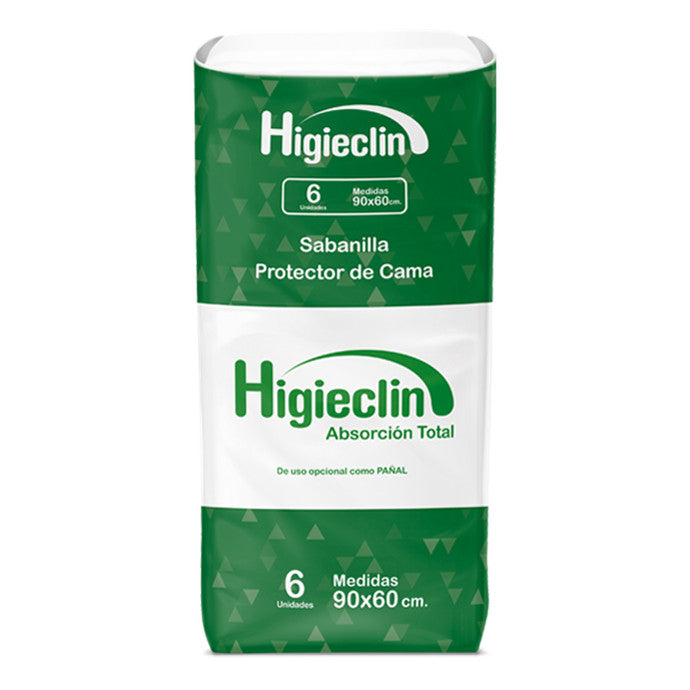 Higieclin sabanilla desechable 6 unid