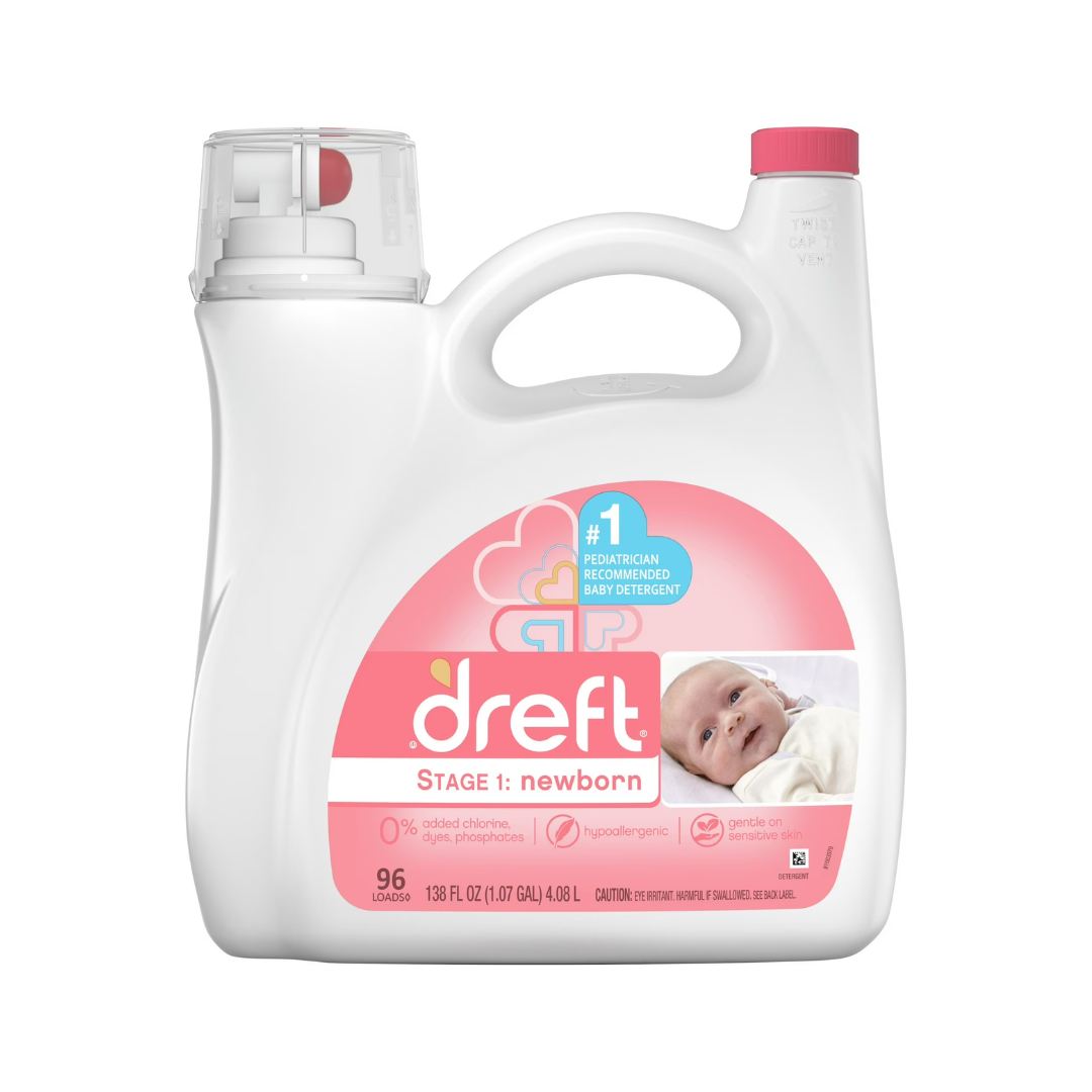Detergente Dreft Concentrado Para Bebe 4.08 L
