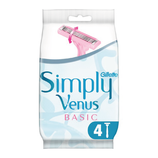 Gillette Simply Venus Basic Afeitadora x 4 Unidades