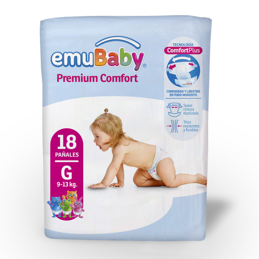 Emubaby Comfort Pañal G / 18 unidades