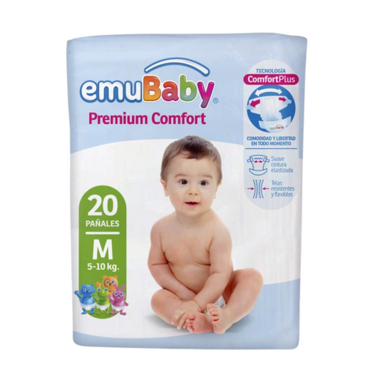 Emubaby Comfort Pañal M / 20 unidades