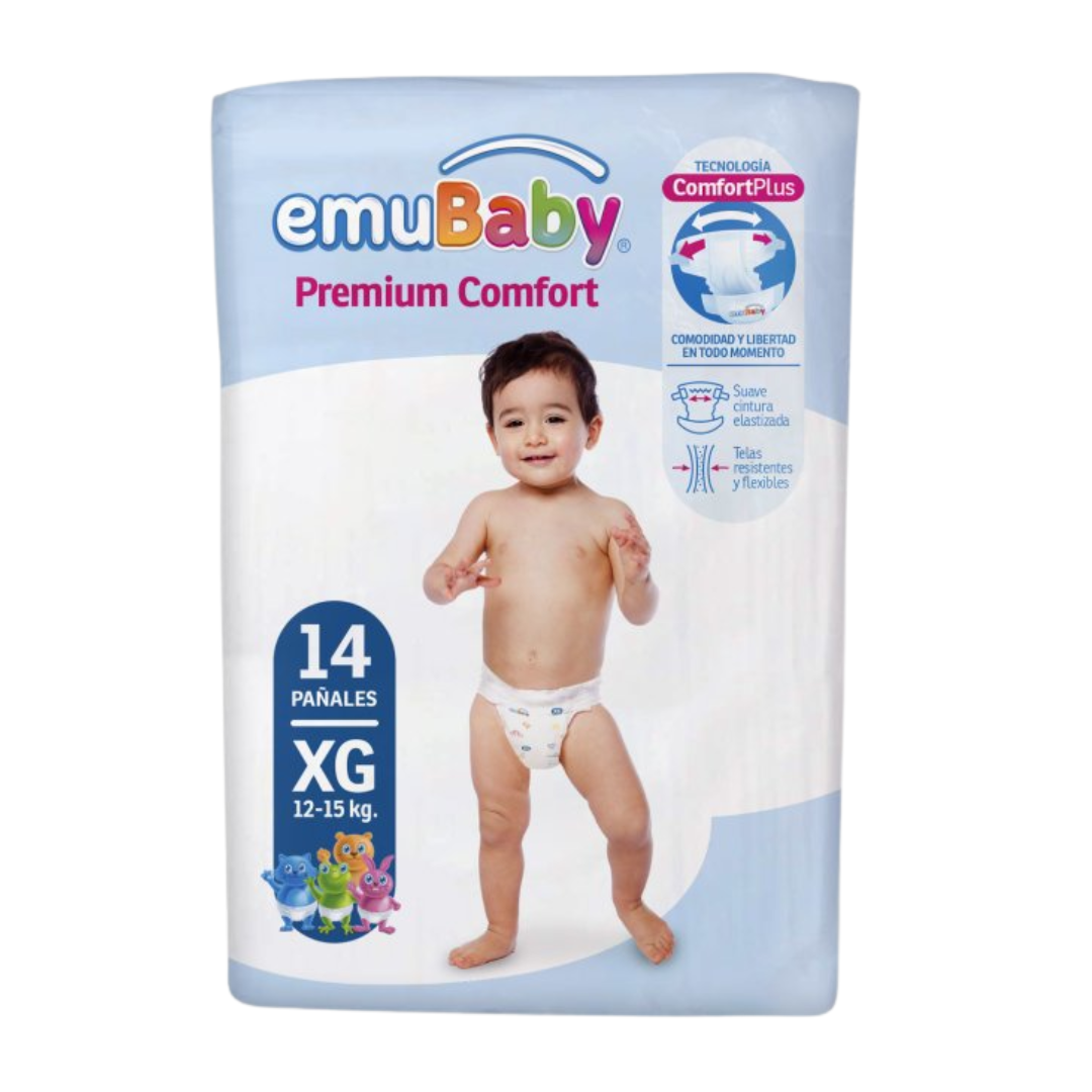 Emubaby Comfort Pañal XG / 14 unidades
