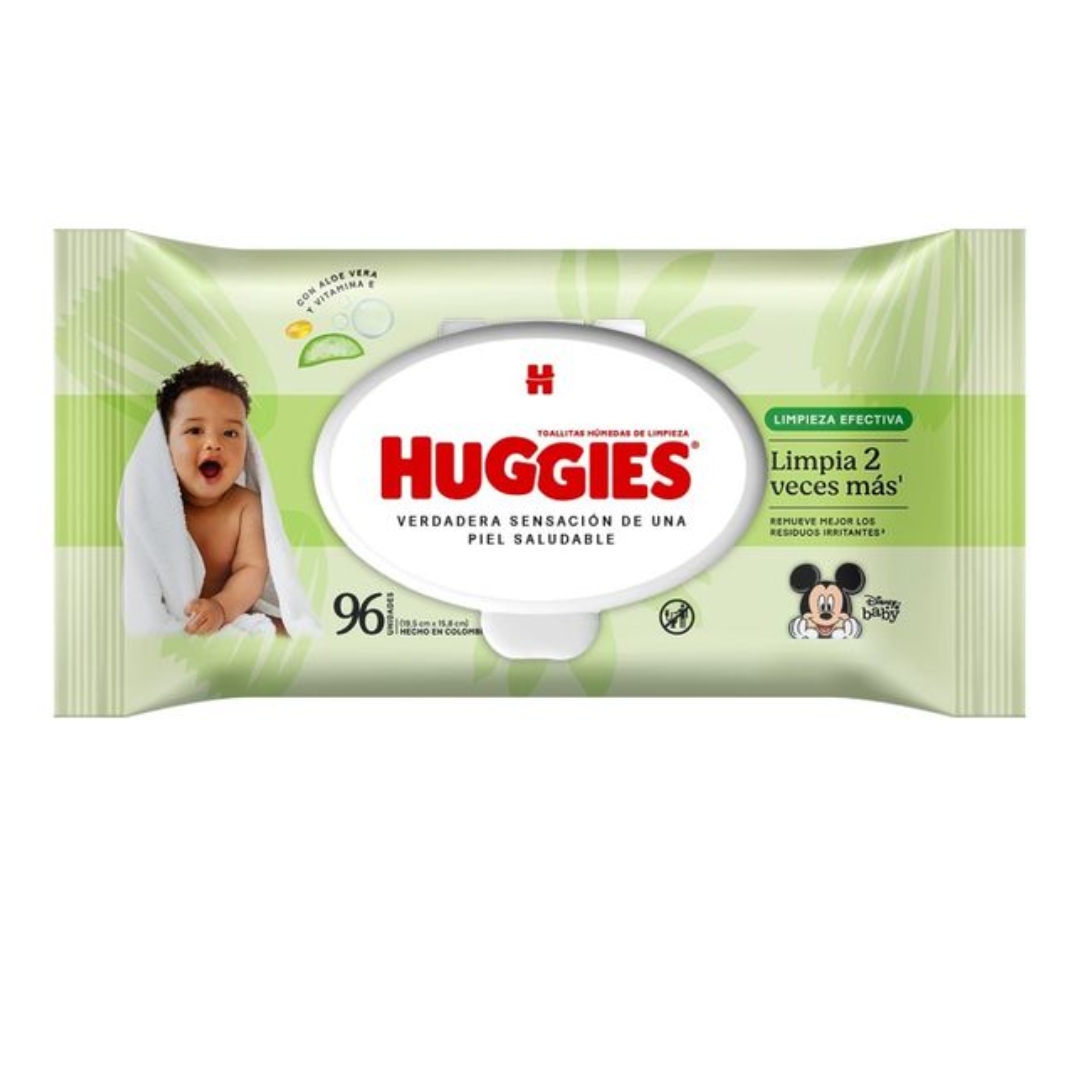 Huggies Toallitas Húmedas Limpieza Efectiva / 96 Unidades