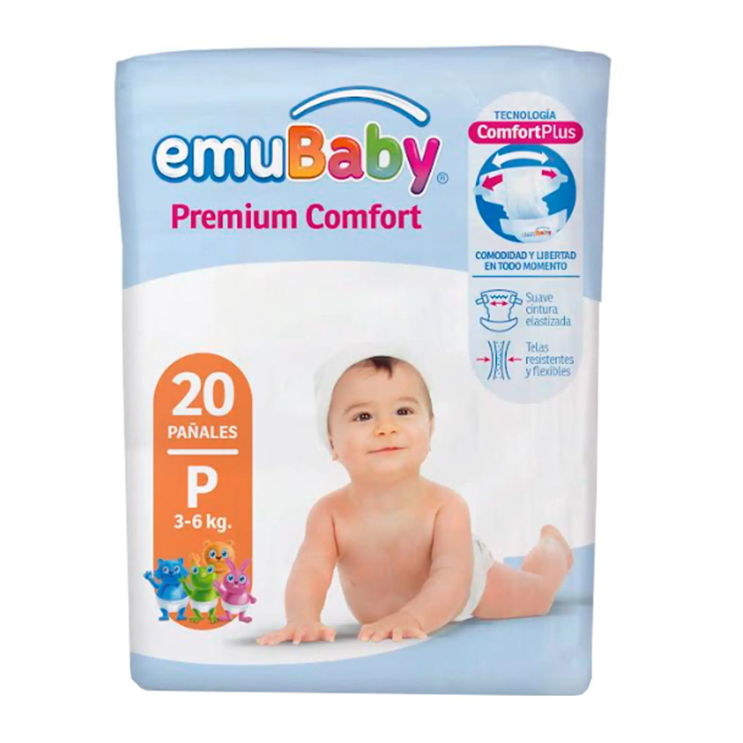 Emubaby Comfort Pañal P / 20 unidades