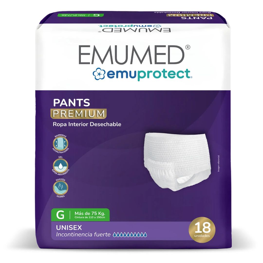 Emumed Pañal Pants talla G /18 pañales
