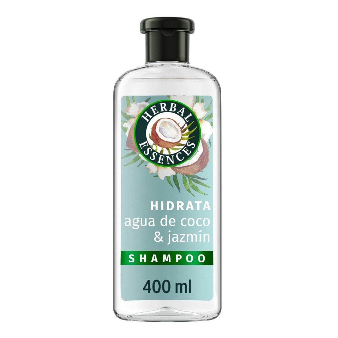 Herbal Essences Shampoo Agua de Coco y Jazmín 400 ml