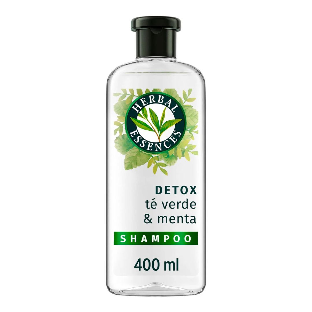 Herbal Essences Shampoo Té Verde y Menta 400 ml