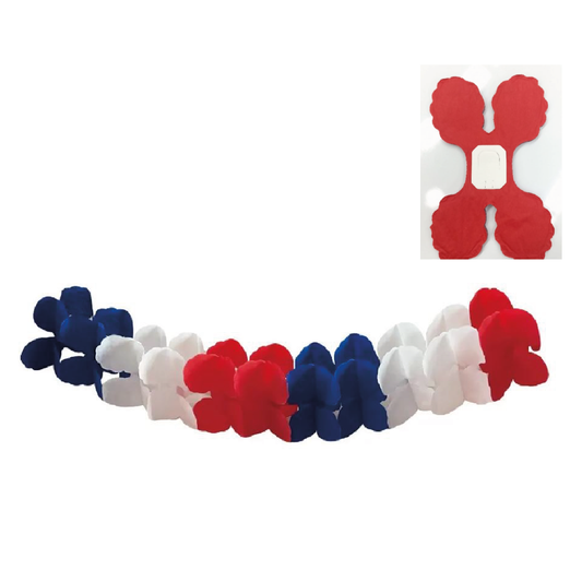 Guirnalda tricolor tipo 1 Fiestas Patrias