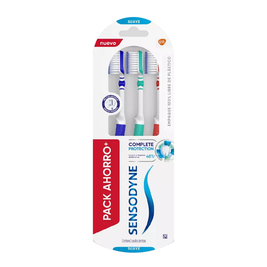 Sensodyne Pack x3 Cepillo Dental Protección Completa (404)
