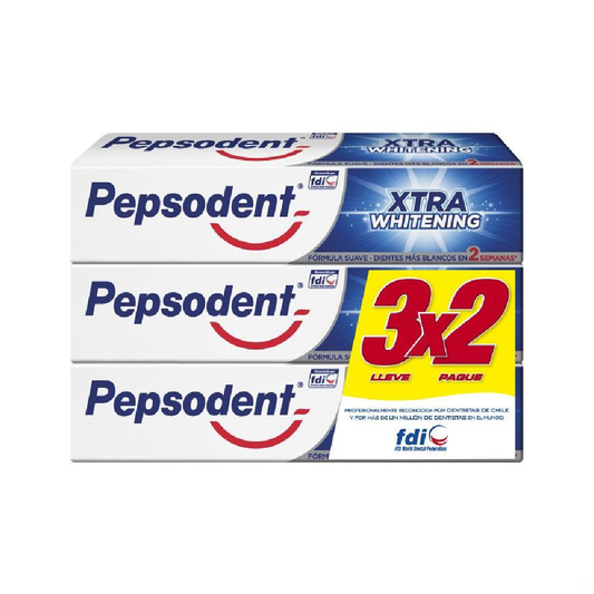 Pepsodent Xtra Whitening 3 x 90 grs