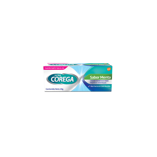 Corega Ultra Sabor Menta / 20 grs.