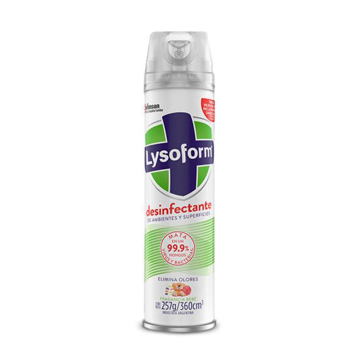 Lysoform Desinfectante Ambiental Bebé 360 cc