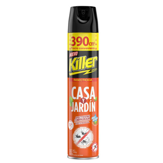 Killer Insecticida Casa y Jardín 390 cc