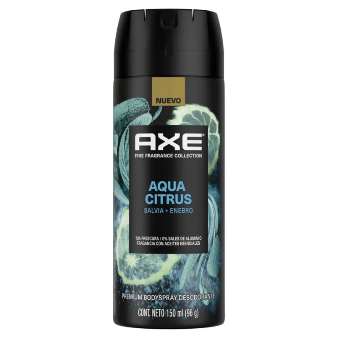 Axe Spray Varón Aqua Citrus 150 ml