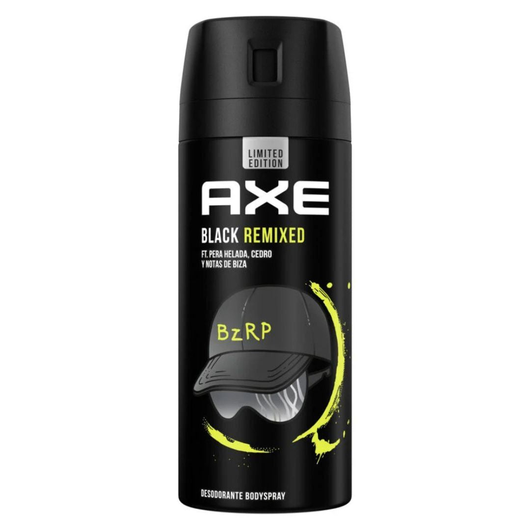 Axe Spray Varón Black Remixed BZRP 150 ml