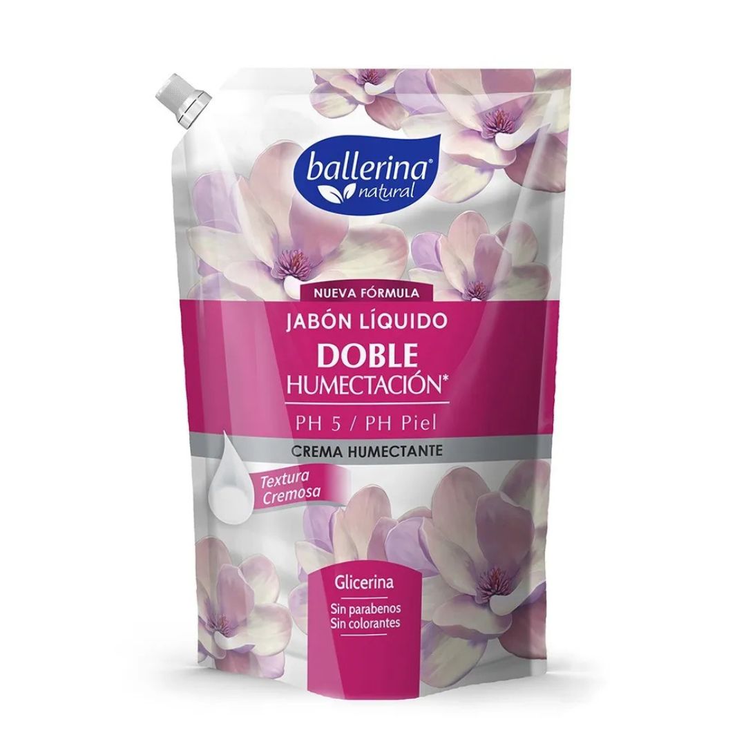 Ballerina Jabón Líquido Doypack Crema Humectante 750 ml
