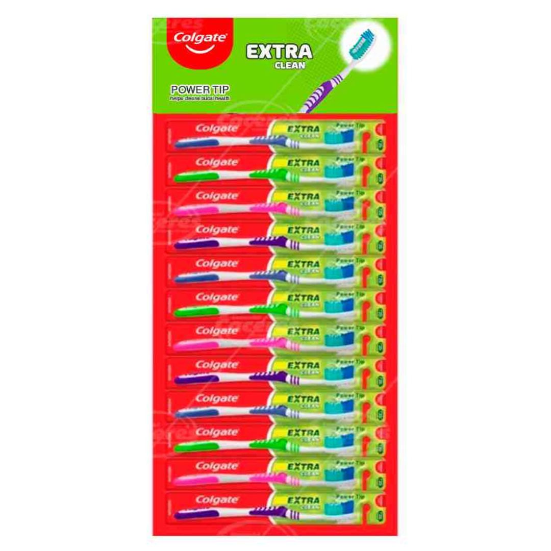 Colgate Cepillo Dental Extra Clean / Tira x 13 Unidades