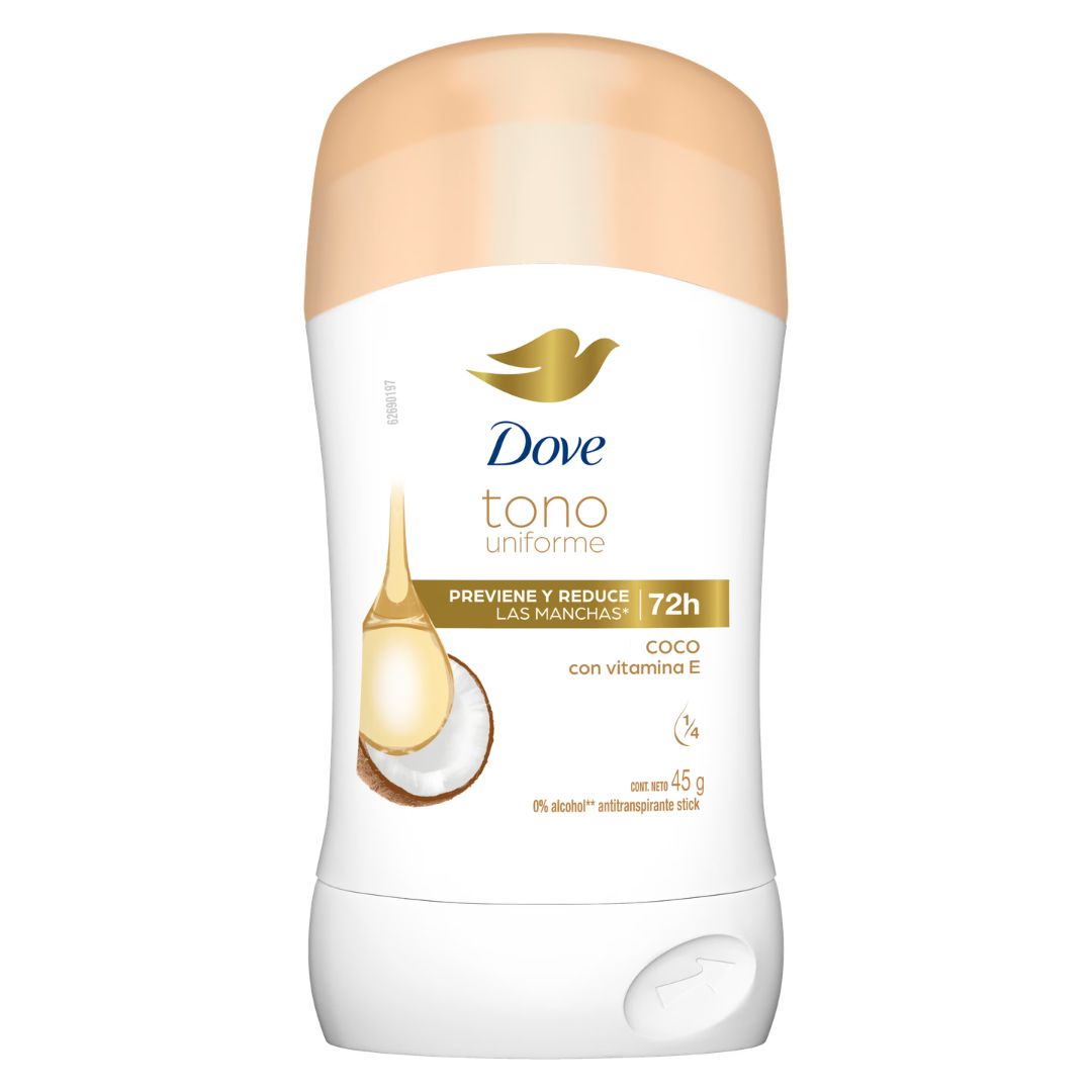 Dove Barra Dama Tono Uniforme Coco 50 grs