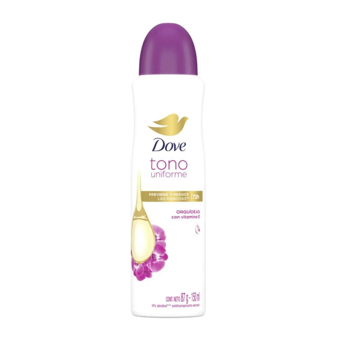 Dove Spray Dama Tono Uniforme Orquídea 150 ml