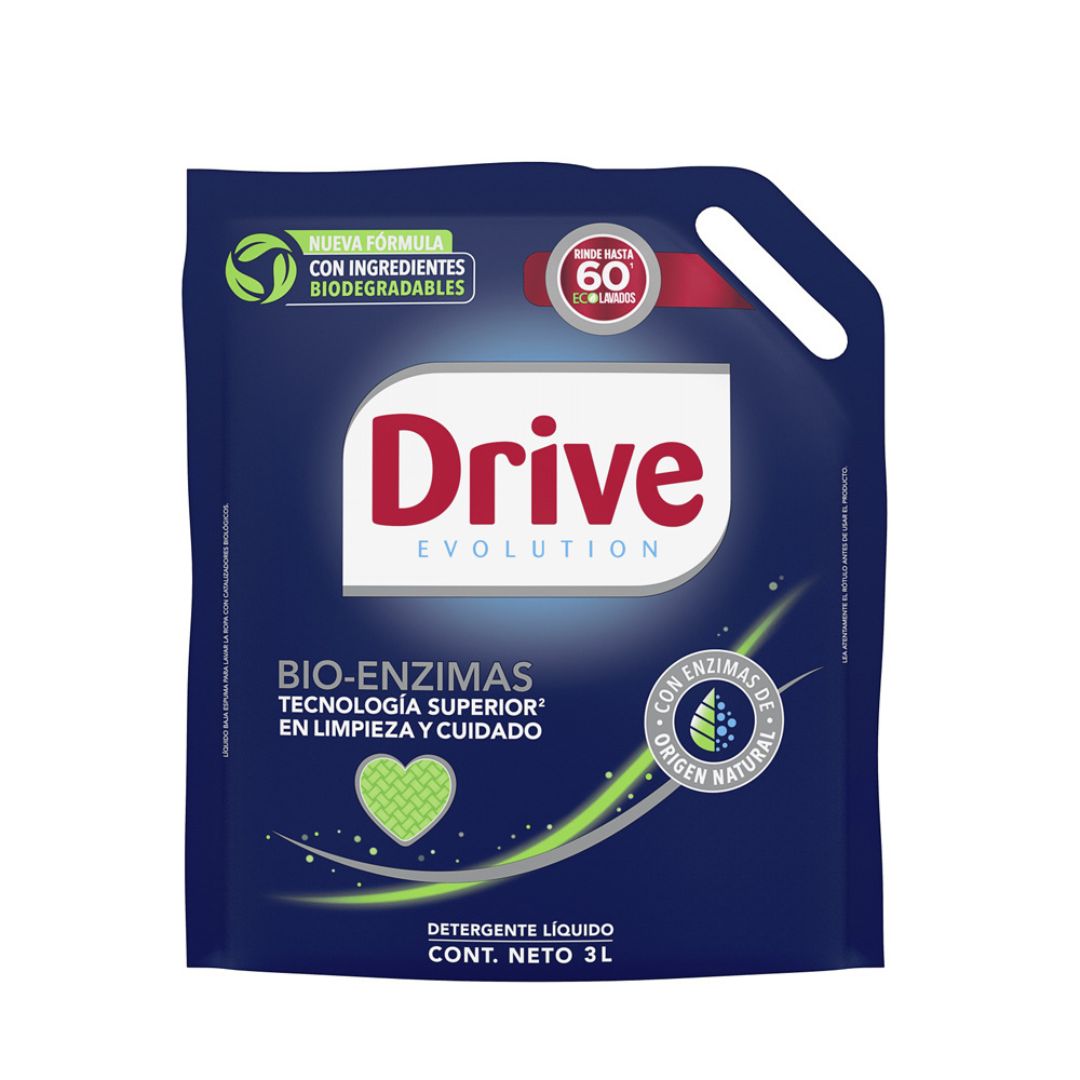 Drive Detergente Líquido Bio-Enzimas 3 lt