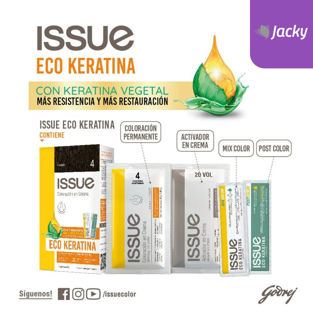Issue Tintura Eco Keratina N° 1A