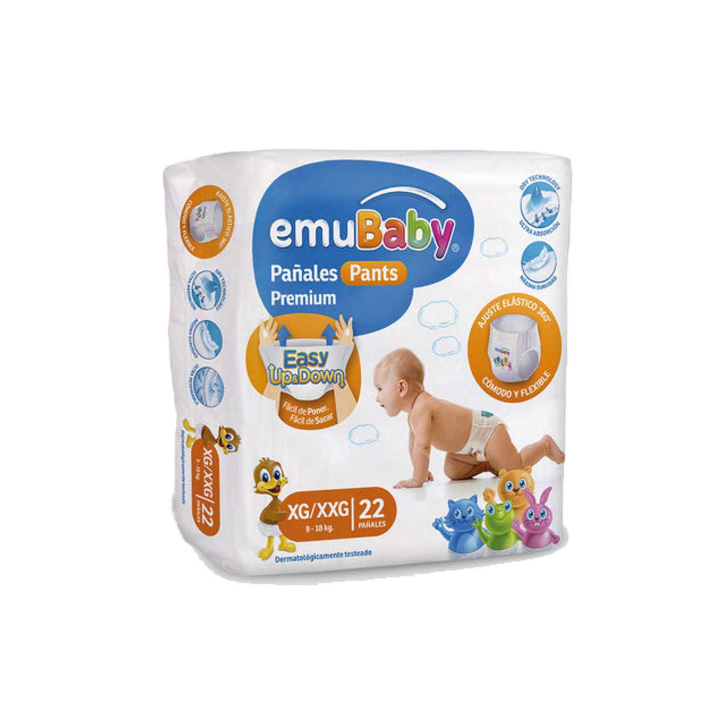Emubaby PANTS premium talla XG-XXG / 22 unidades