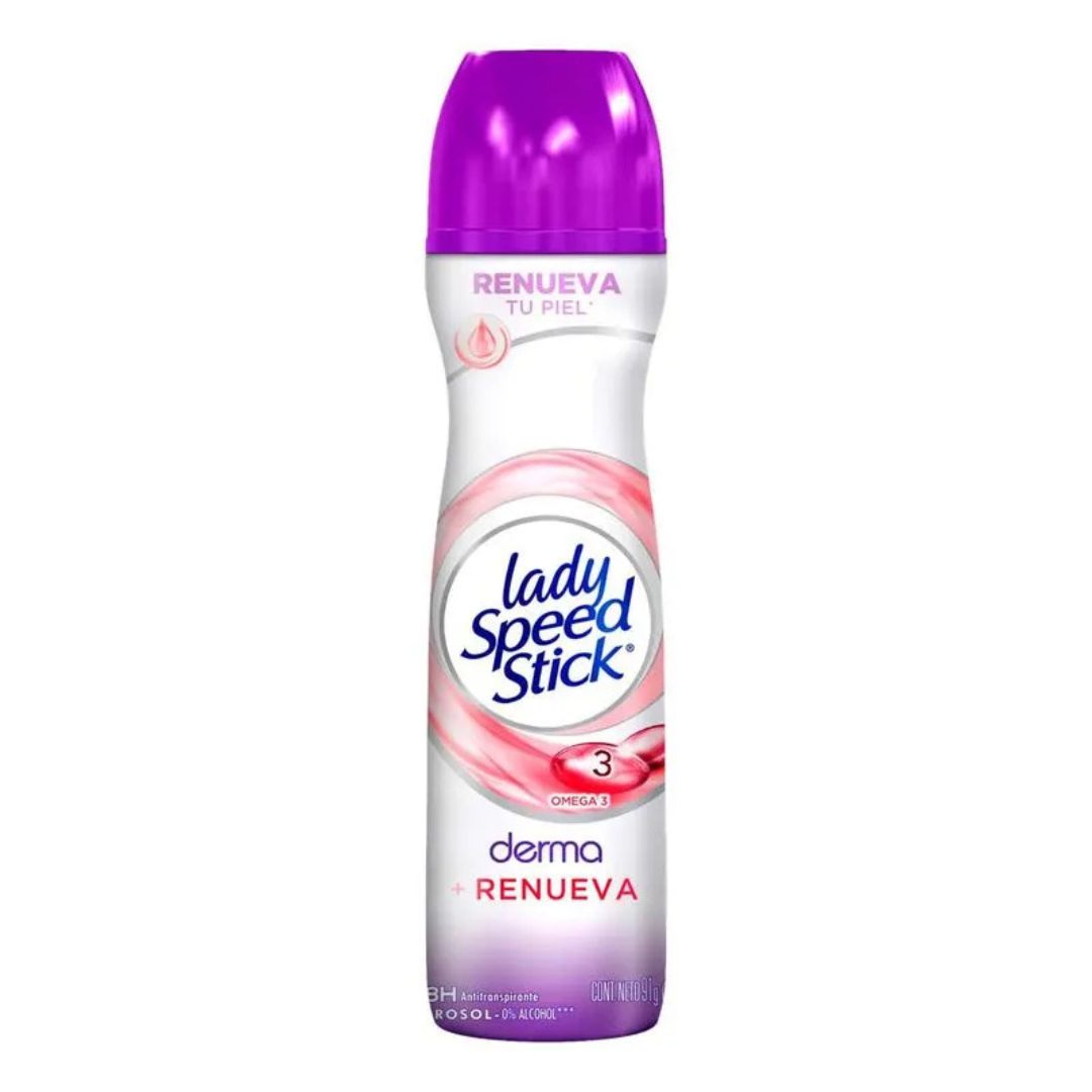 Lady Speed Stick Spray Dama Derma + Renueva 150 ml