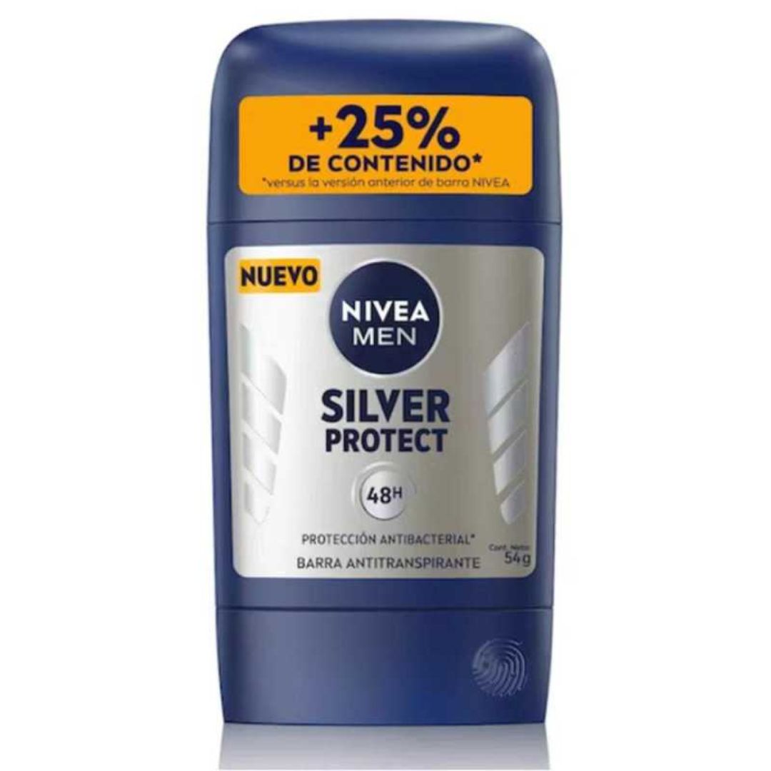 Nivea Barra Varón Silver Protect 54 grs
