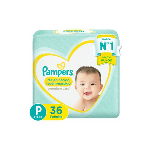 Pampers Pañal talla P / 36 Unidades