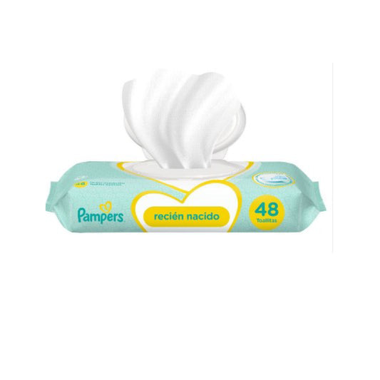 Pampers Toallitas Húmedas RN / 48 Unidades