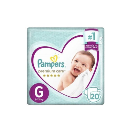 Pampers Premium Care Pañal talla G / 20 Unidades