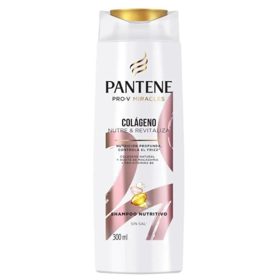 Pantene Shampoo Colágeno Nutre y Revitaliza 300 ml