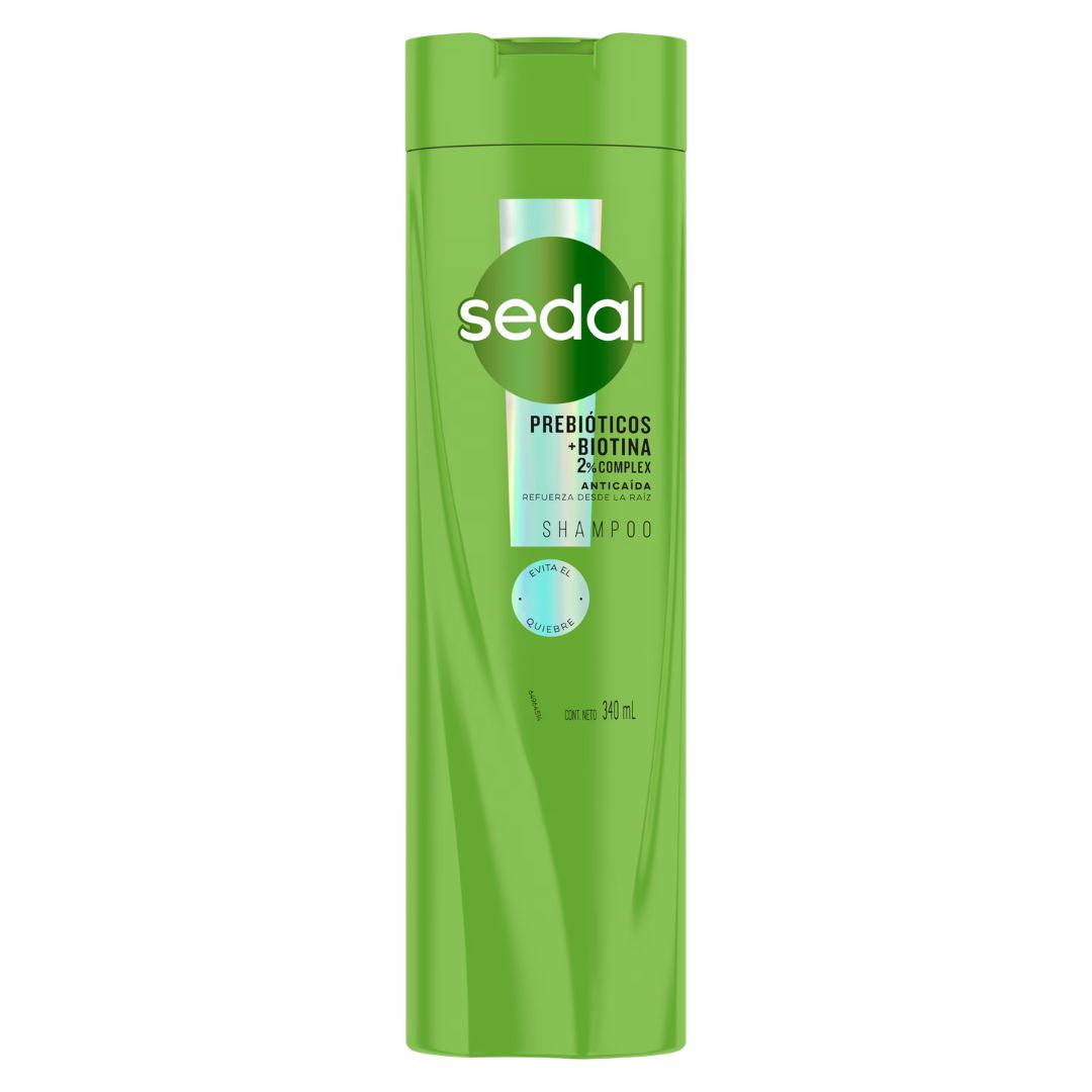 Sedal Shampoo Anticaída Prebióticos + Biotina 340 ml