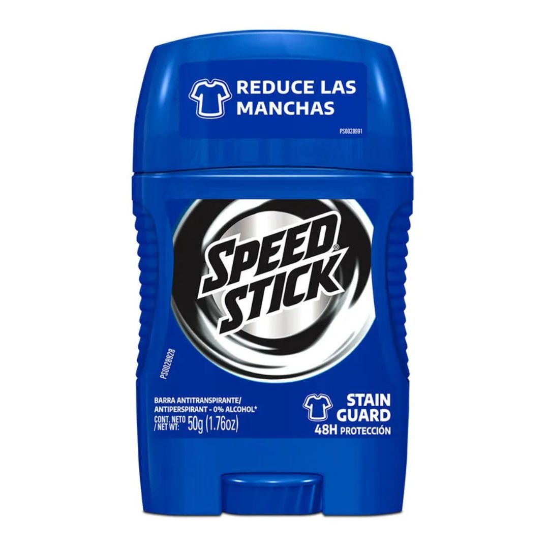 Speed Stick Barra Varón Stain Guard 50 grs