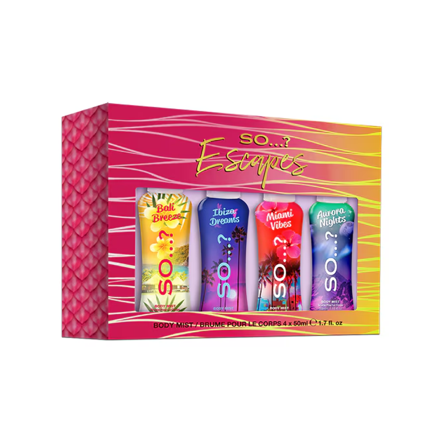 Set de colonias miss so...? 4 x 50 ml