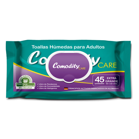 Comodity Toalla Húmeda / 45 Unidades