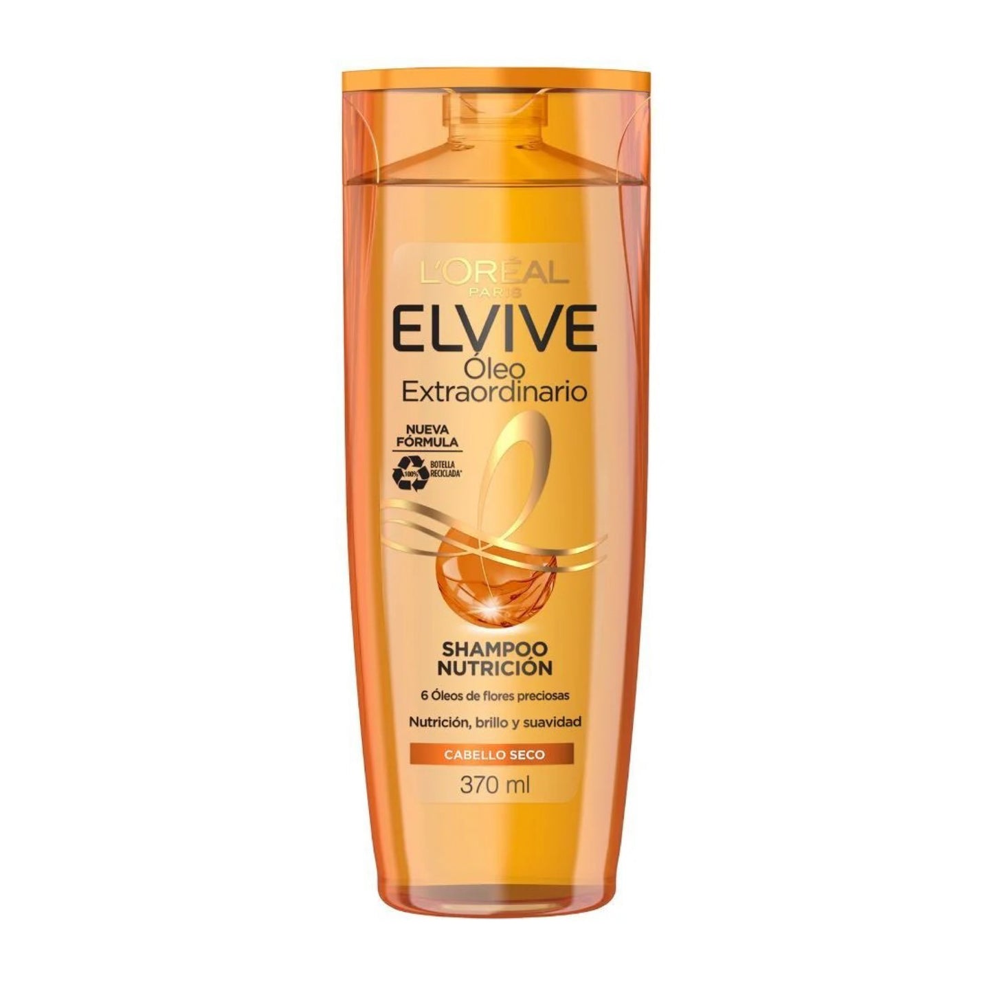 Elvive Shampoo Óleo Extraordinario Cabello Seco 370 ml