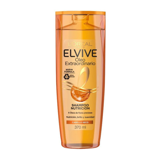 Elvive Shampoo Óleo Extraordinario Cabello Seco 370 ml