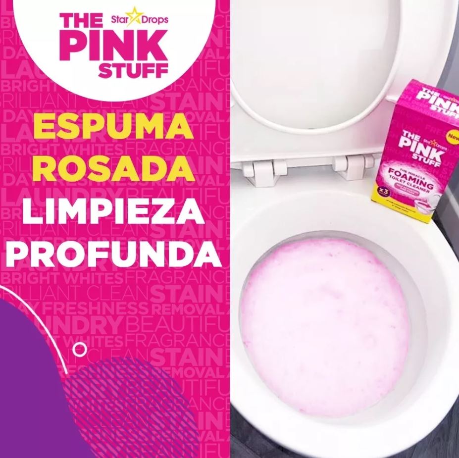 Limpiador Inodoro The Pink Stuff Espuma Activa