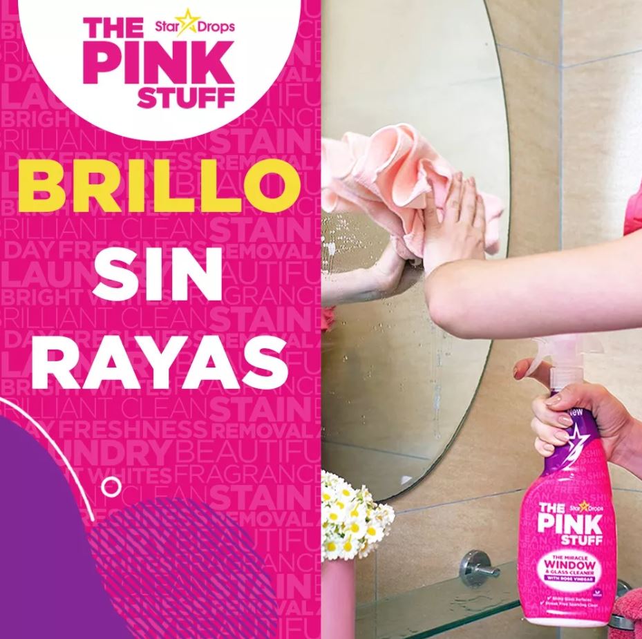 Limpia vidrios SP The Pink Stuff Vinagre 750 ml