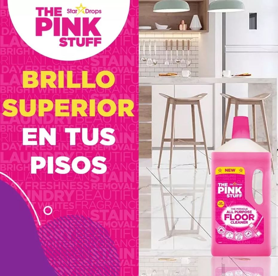 Limpiador Concentrado The Pink Stuff Pisos y Multiusos 1 L