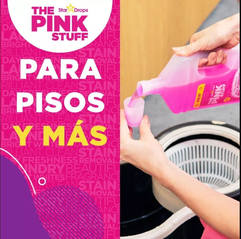 Limpiador Concentrado The Pink Stuff Pisos y Multiusos 1 L