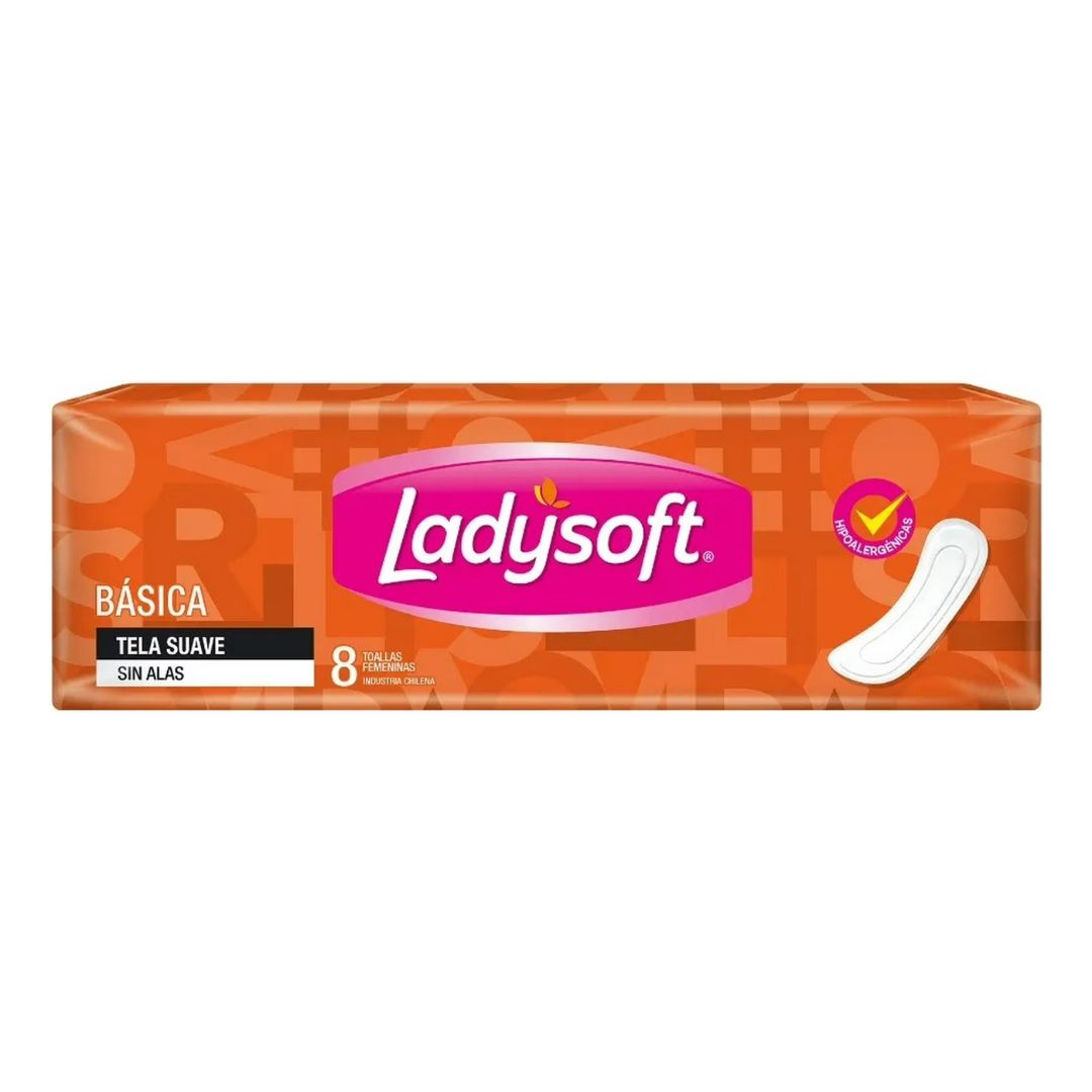 Ladysoft Toalla Higiénica Básica 8 unidades